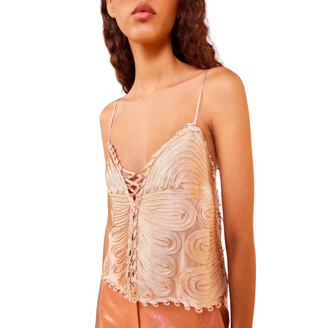 Zina Top in Peony