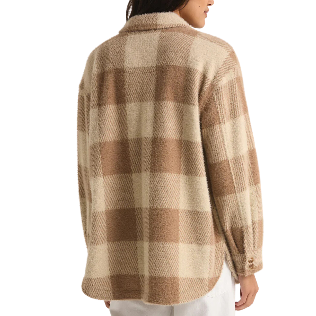 Buffalo Check Tucker Jacket in Campfire