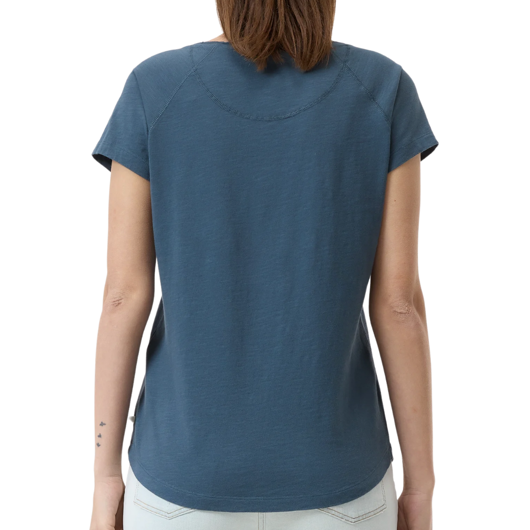 Raglan Shortsleeve Shirt in Graphite Blue