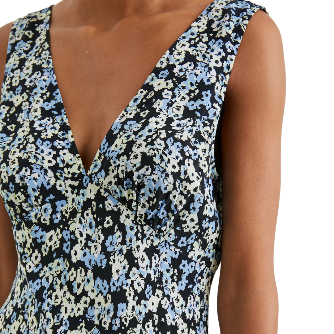Audrina Dress in Midnight Meadow Floral
