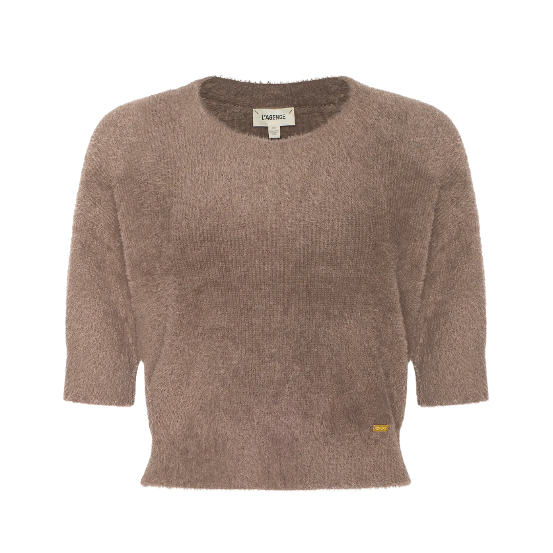 Guinevere Cropped Pullover in Cardamom