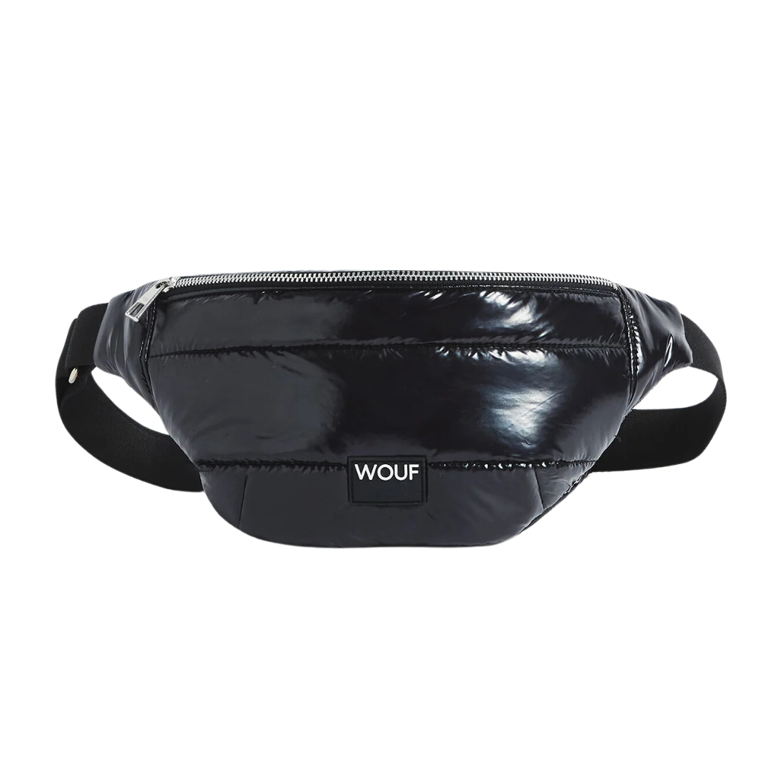Glossy Waistbag in Black