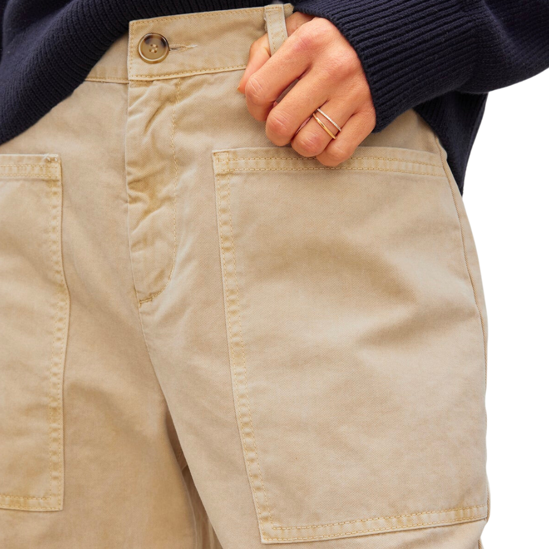 Brylie Sanded Twill Utility Pant in Autumn
