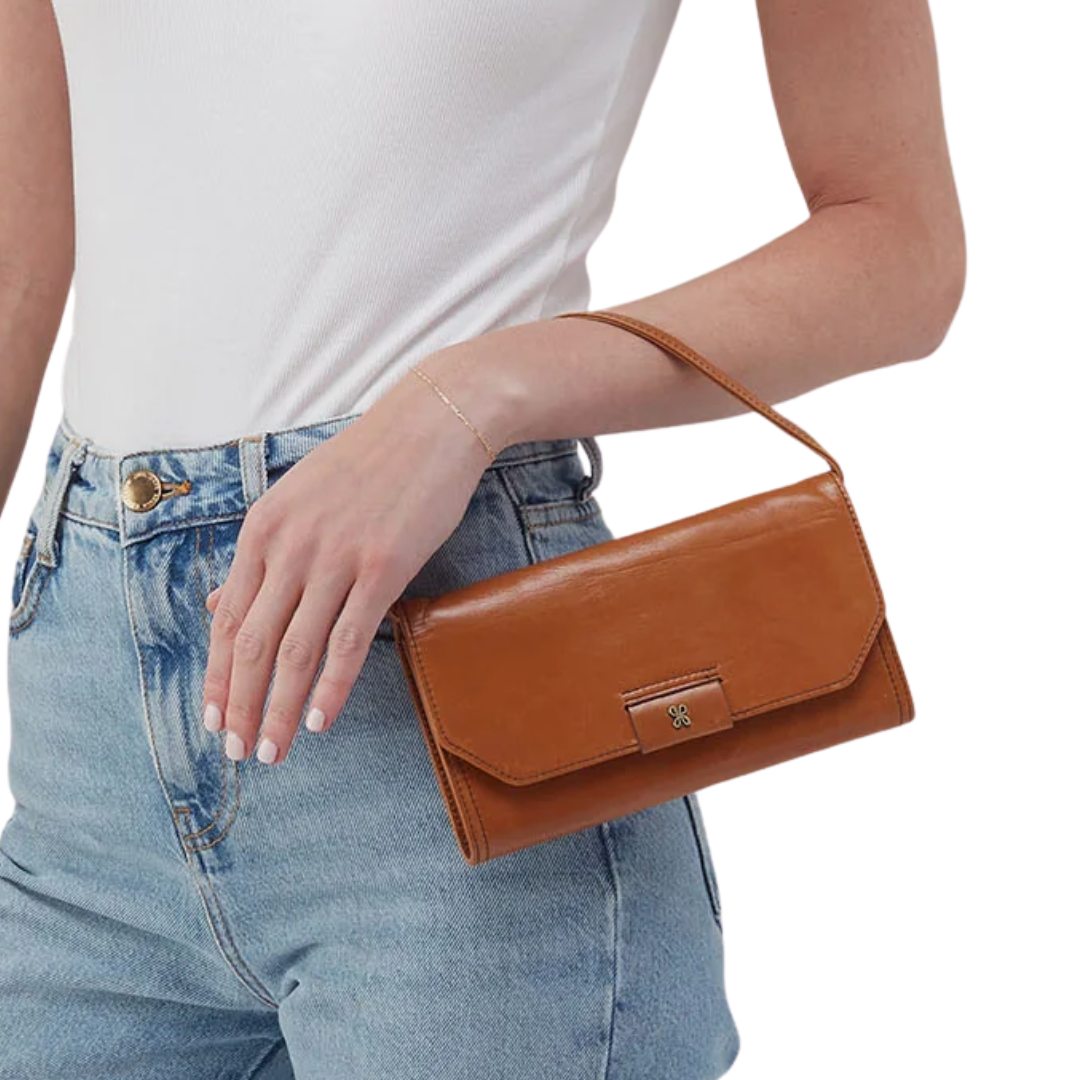 Romy Wallet Crossbody in Truffle