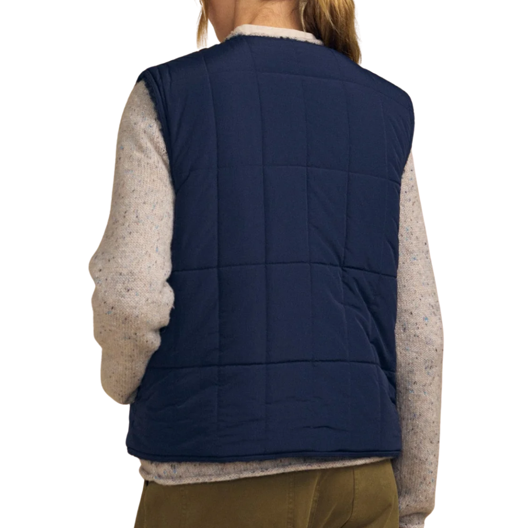 Onyx Reversible Vest in Navy