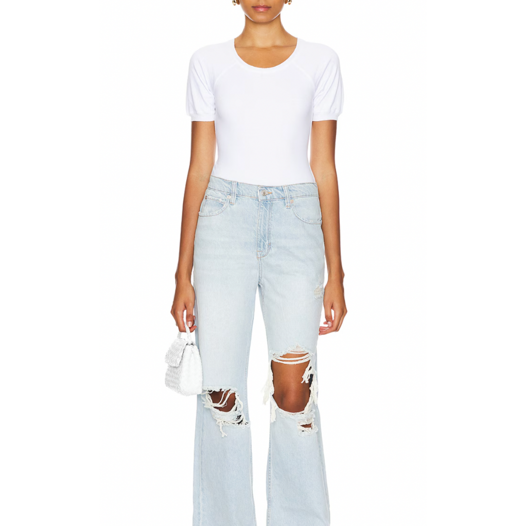 Lazy Daisy Bodysuit in White