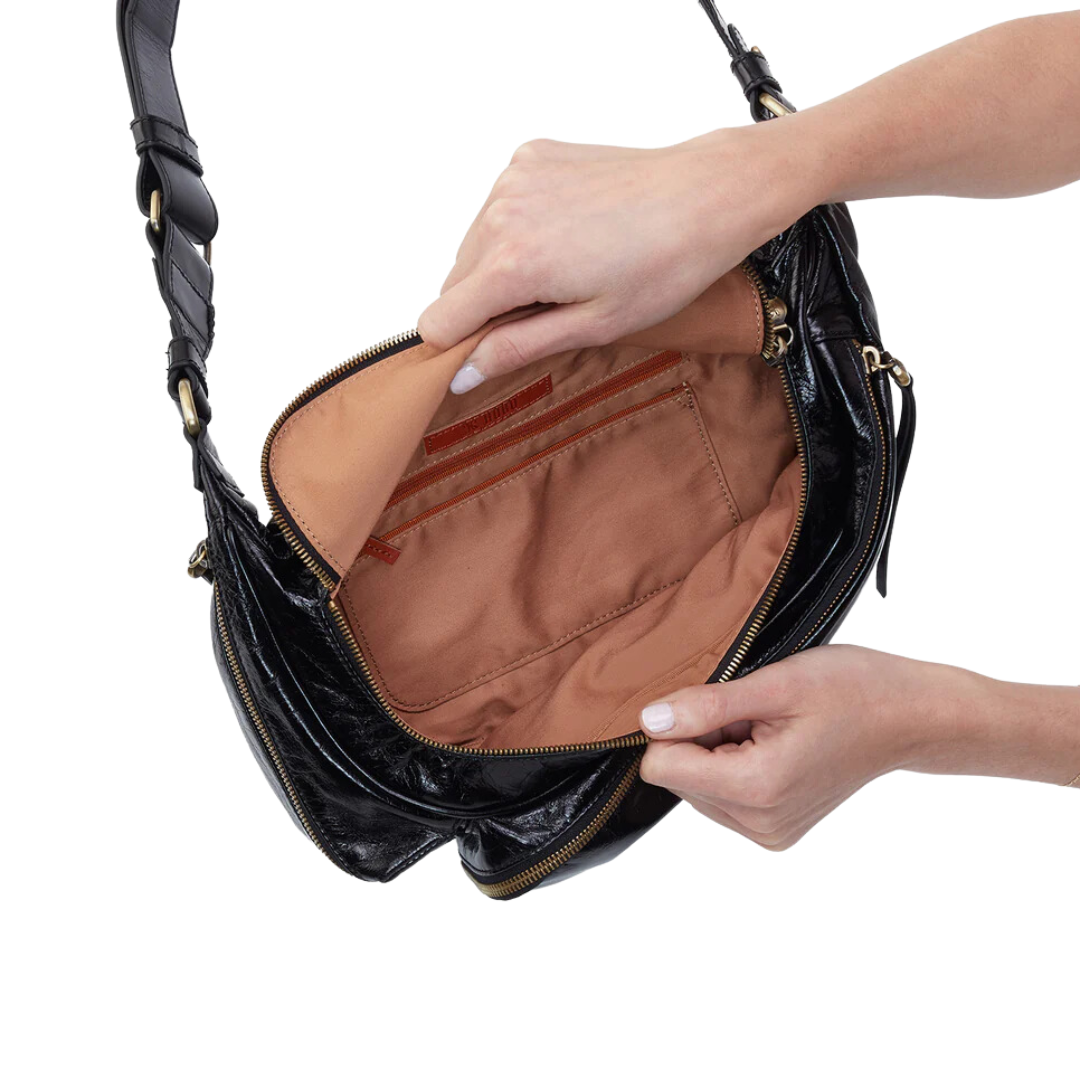 Via Belt Bag Sling in Black