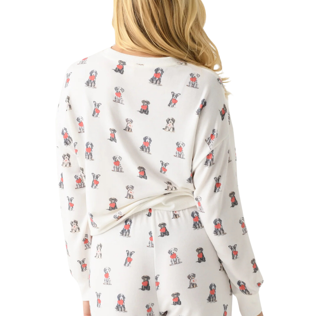 Elle Puppy Love Long Sleeve in Vanilla Ice
