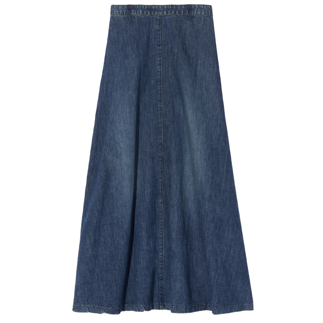 Astrid Denim Skirt in Classic Wash