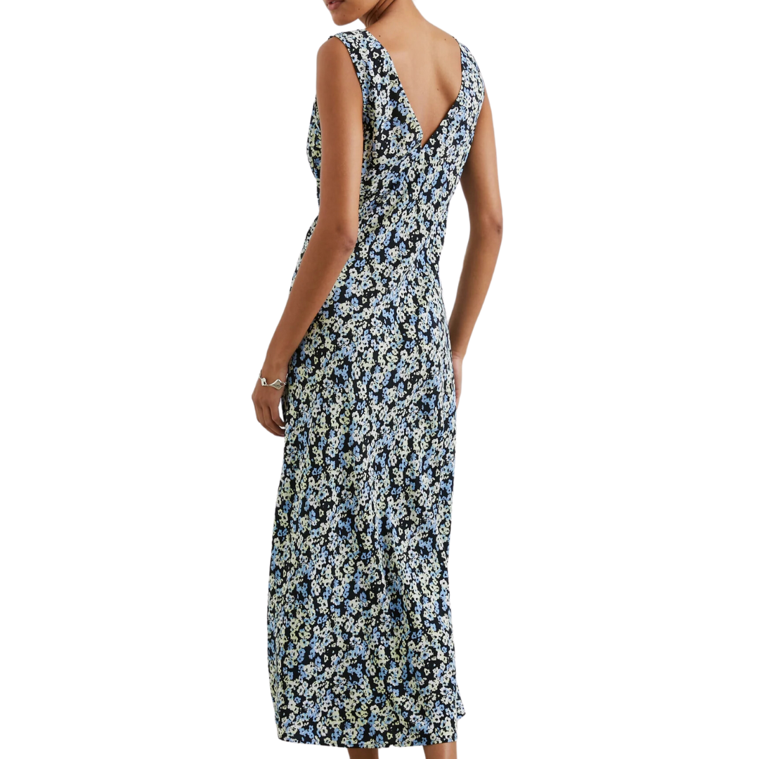 Audrina Dress in Midnight Meadow Floral