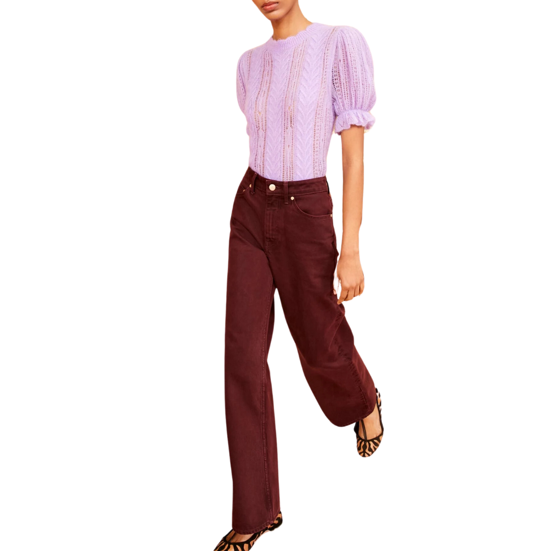Mavis Top in Lavender