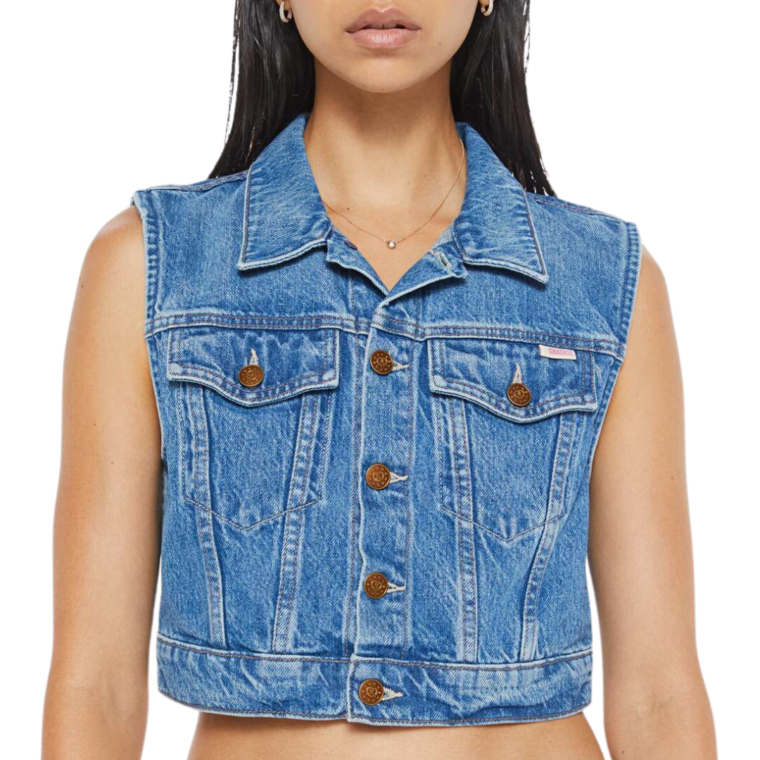 The Chiclet Vest in Dine N' Dash