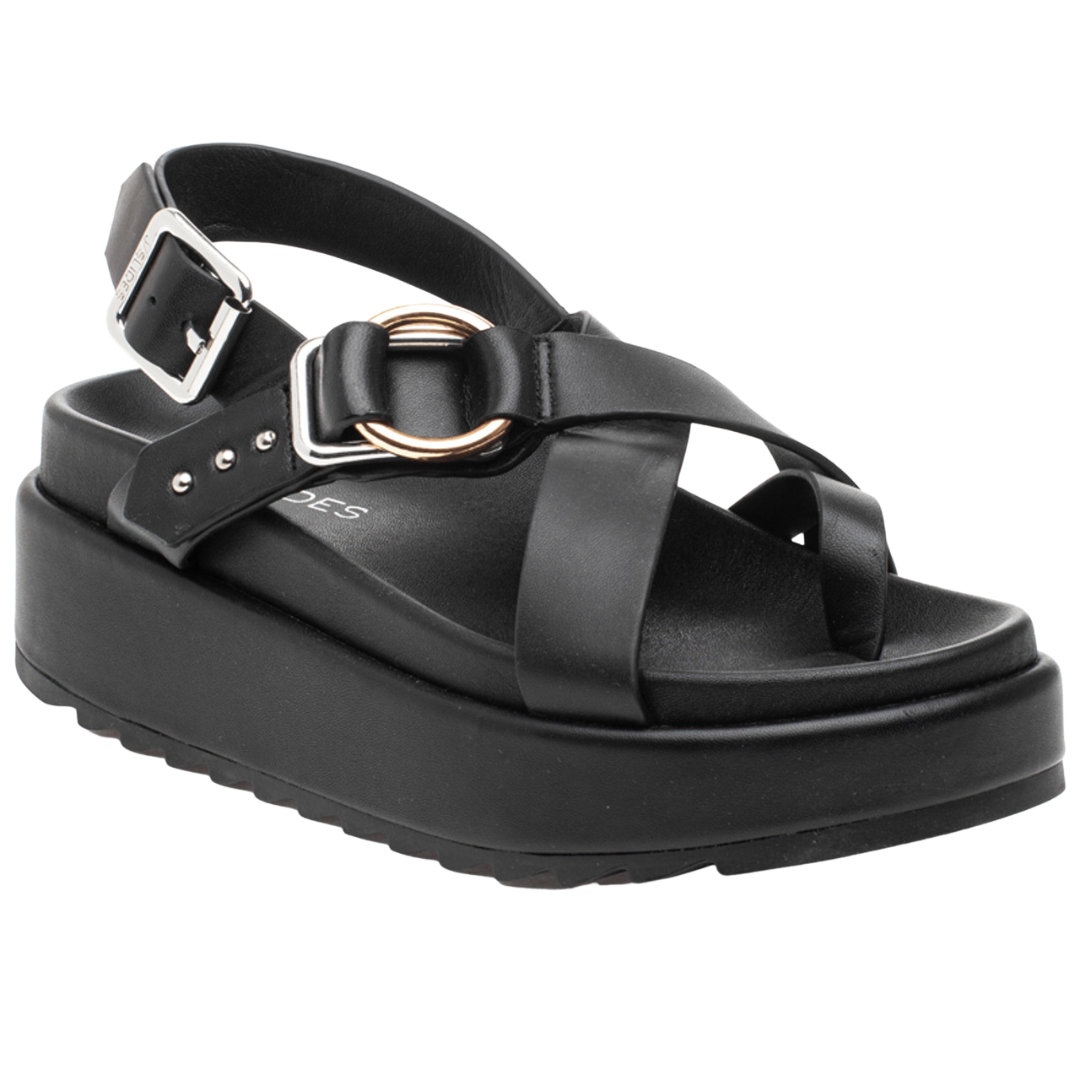 Solara in Black Leather