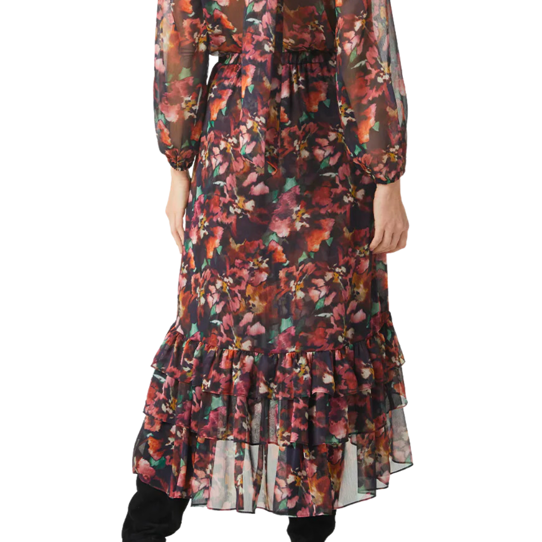 Esti Skirt in Libra Fleur Chiffon