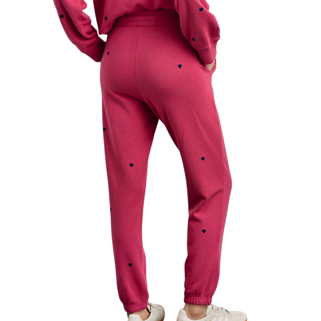Kingston Pant in Pink Midnight Hearts