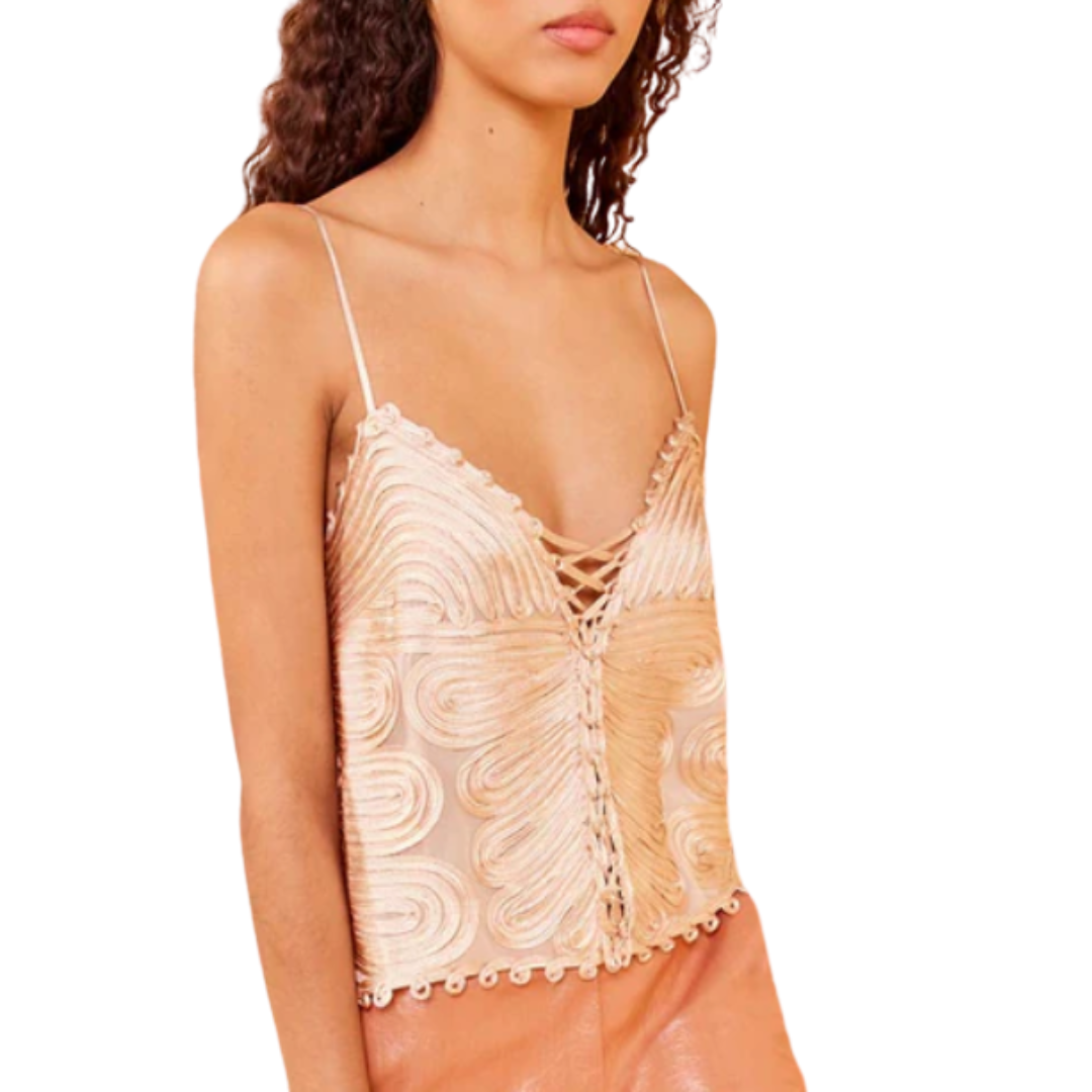 Zina Top in Peony