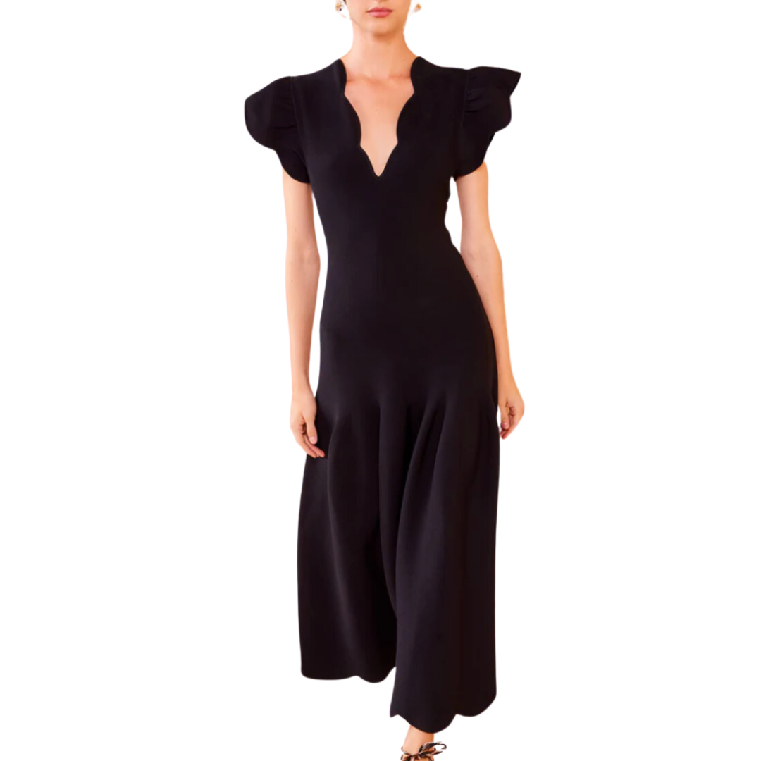 Yvette Dress in Noir