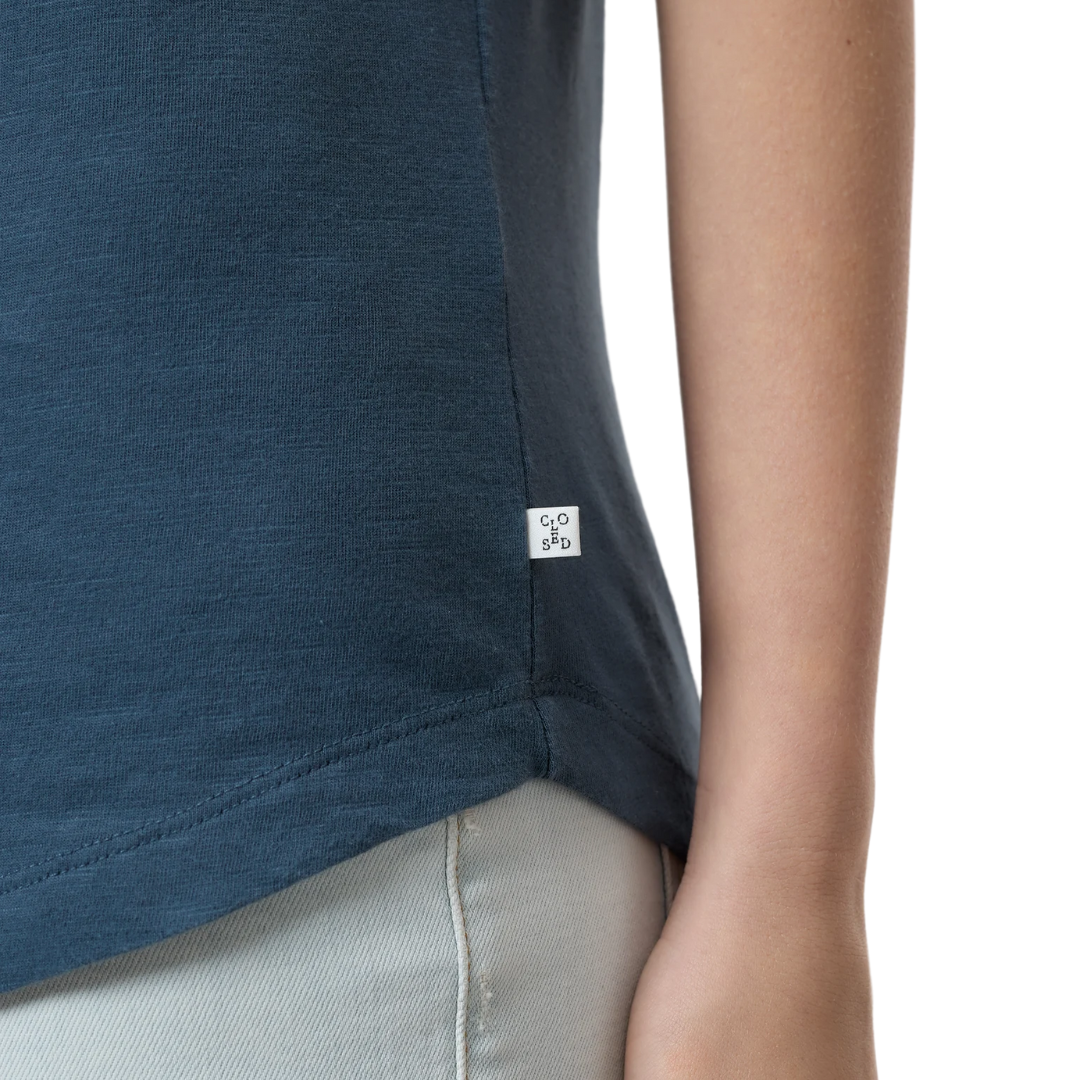 Raglan Shortsleeve Shirt in Graphite Blue