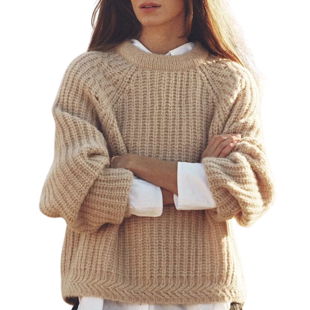 Landrey Sweater in Cream Ice