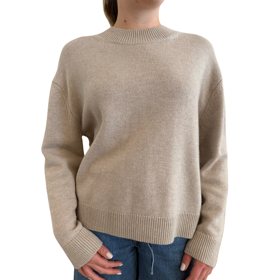 Boy Crewneck in Sand