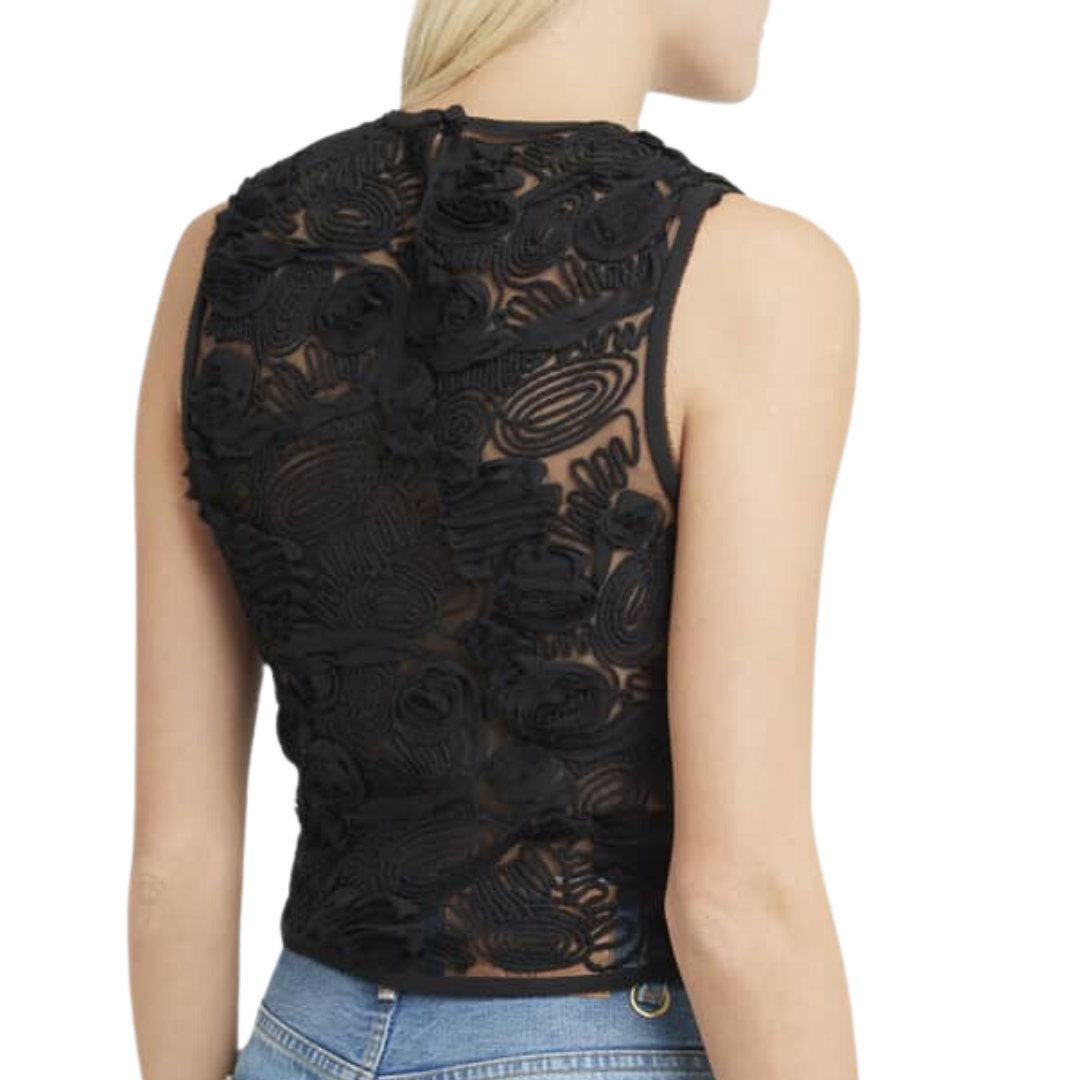 Carmen Top in Noir