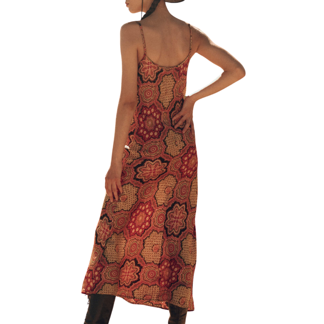 The Savannah Dress in Patchwork Print