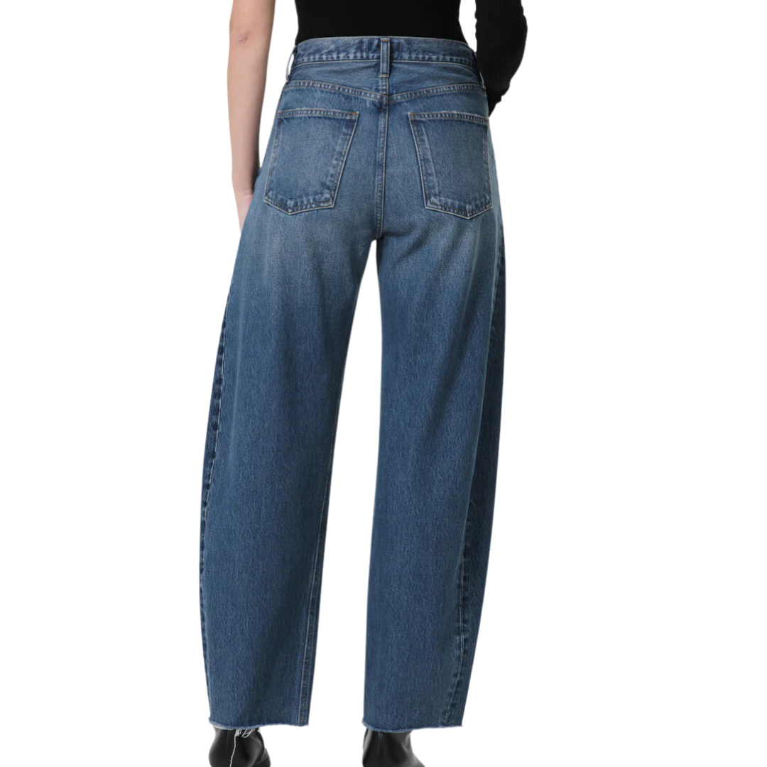 Luna High Rise Pieced Taper in Split