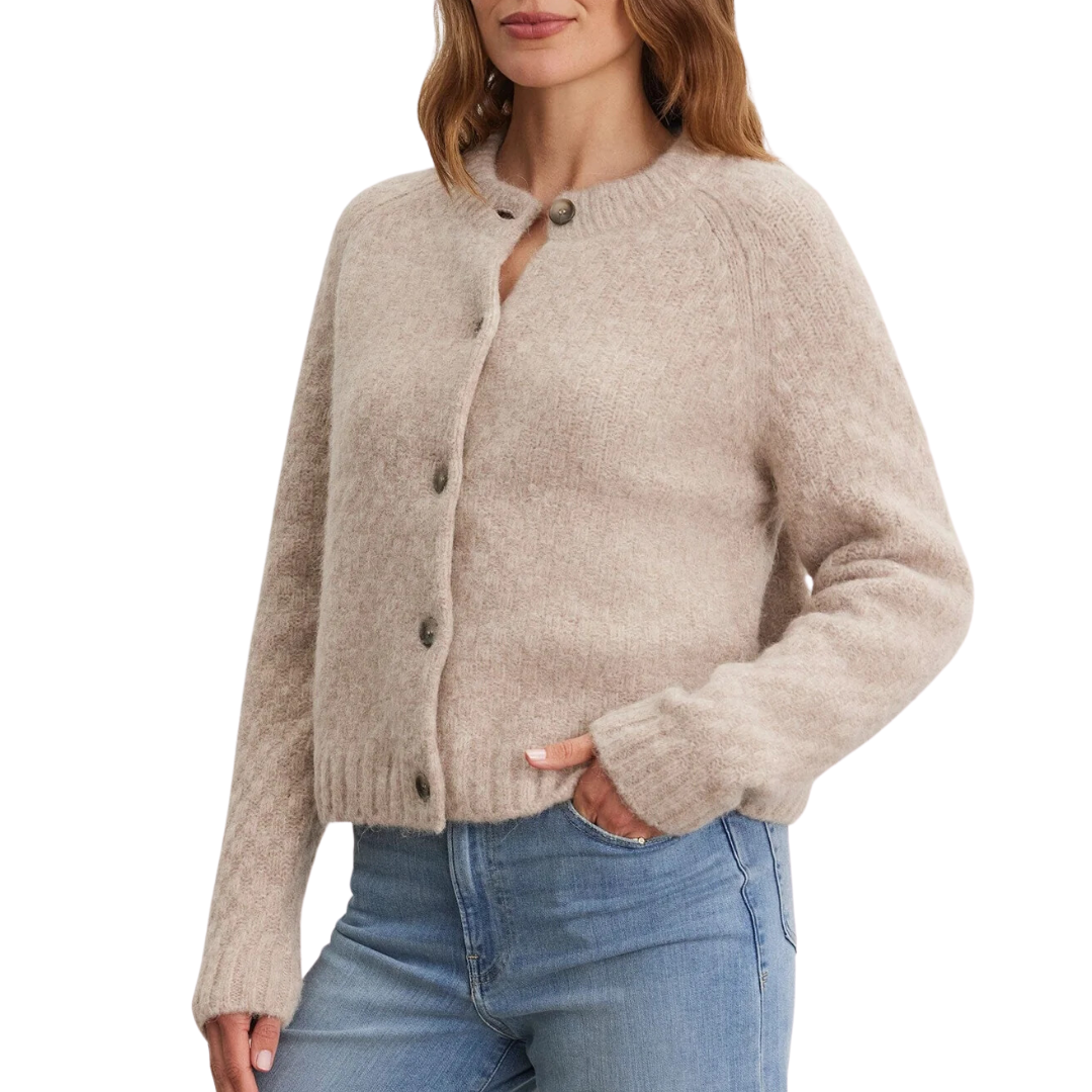 Chantal Cardigan in Almond