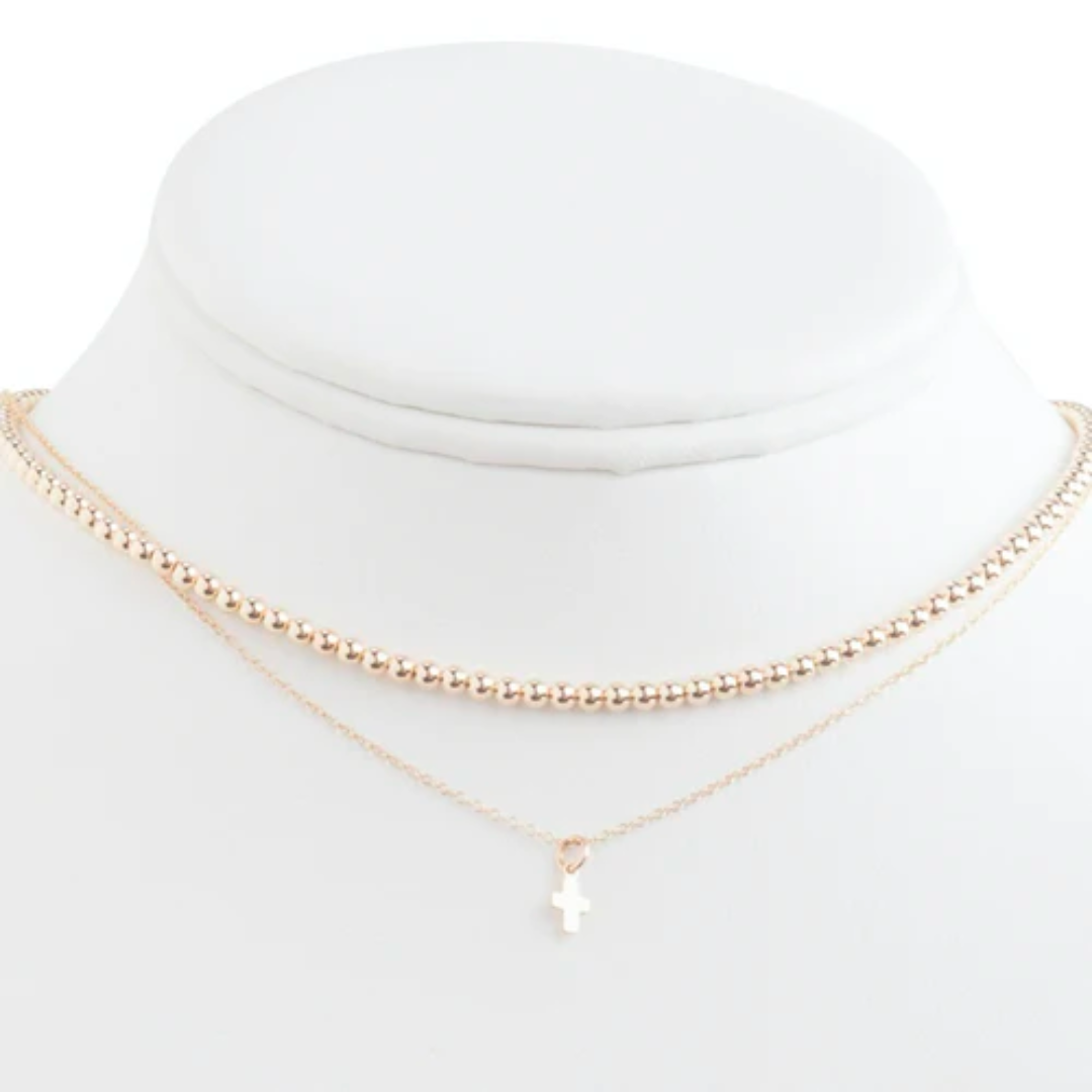 Choker Classic 3mm Bead in Gold