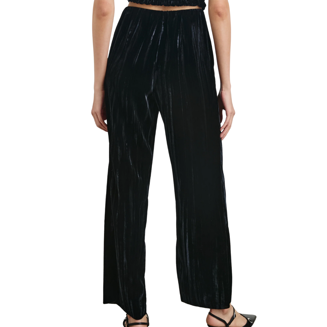 Brissa Pant in Black Velvet