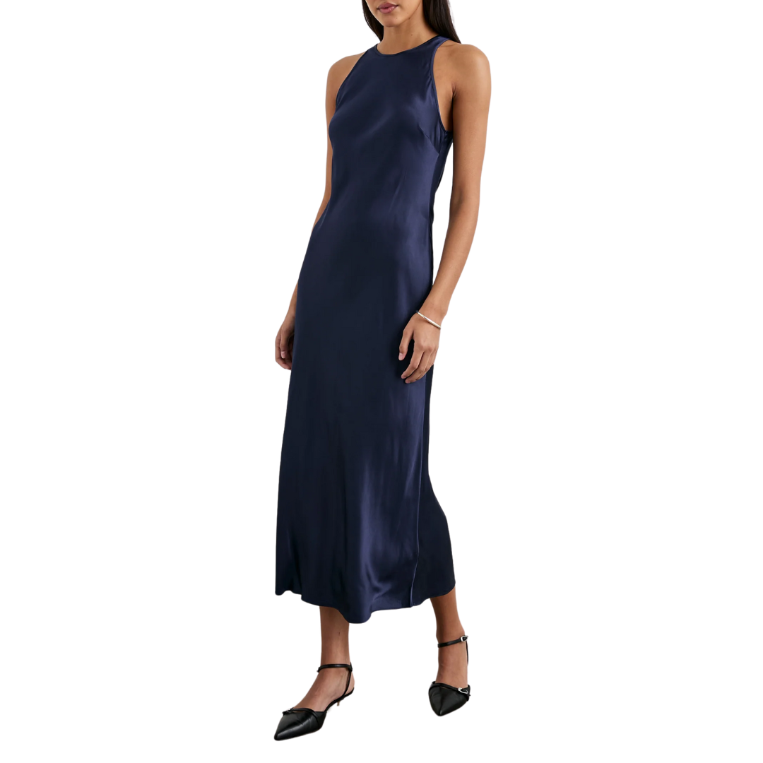Solene Dress in Navy