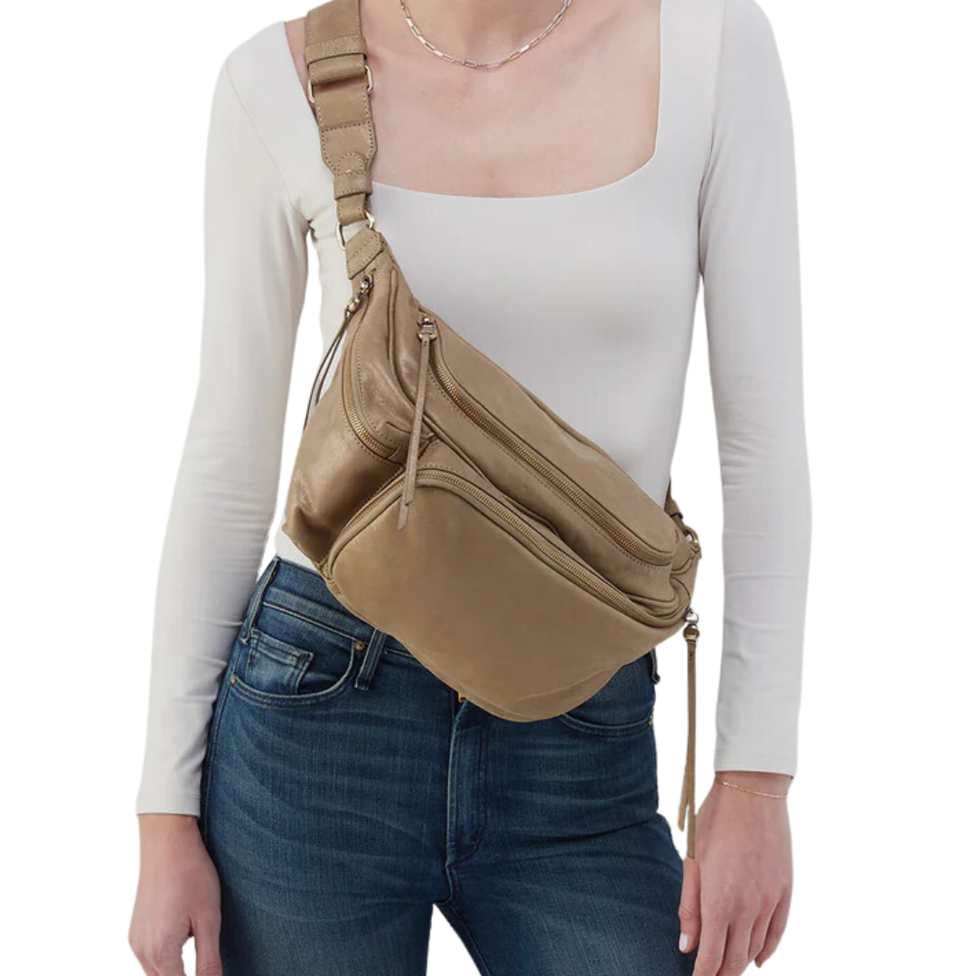 Via Belt Bag Sling in Burnished Sage