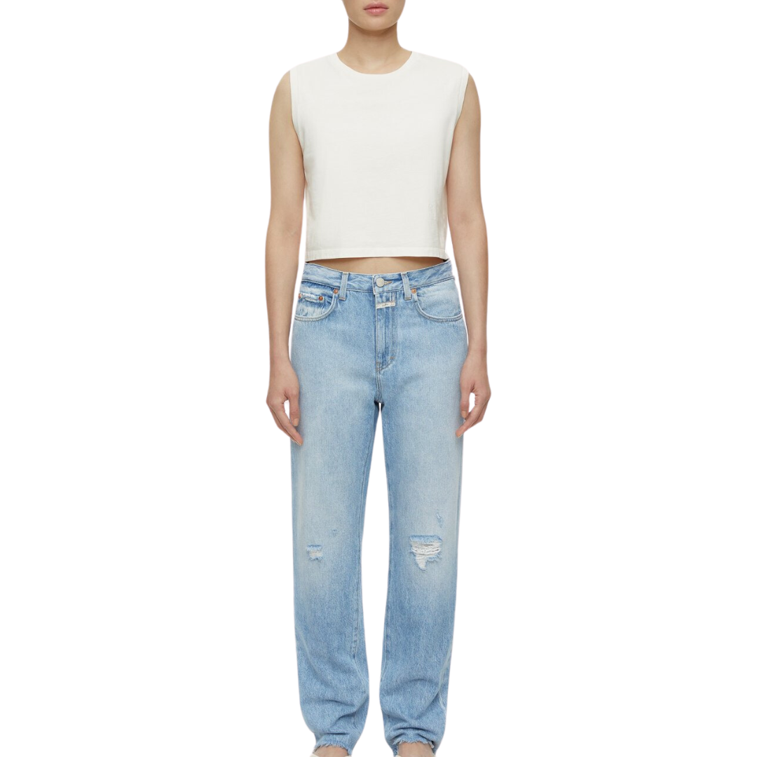 Sleeveless Top in Limestone