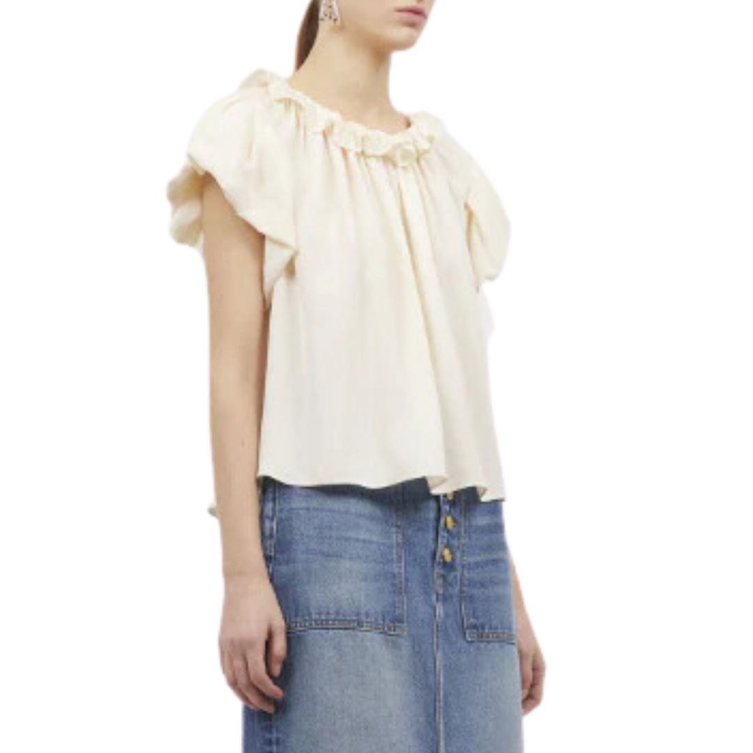 Monika Top in Pristine