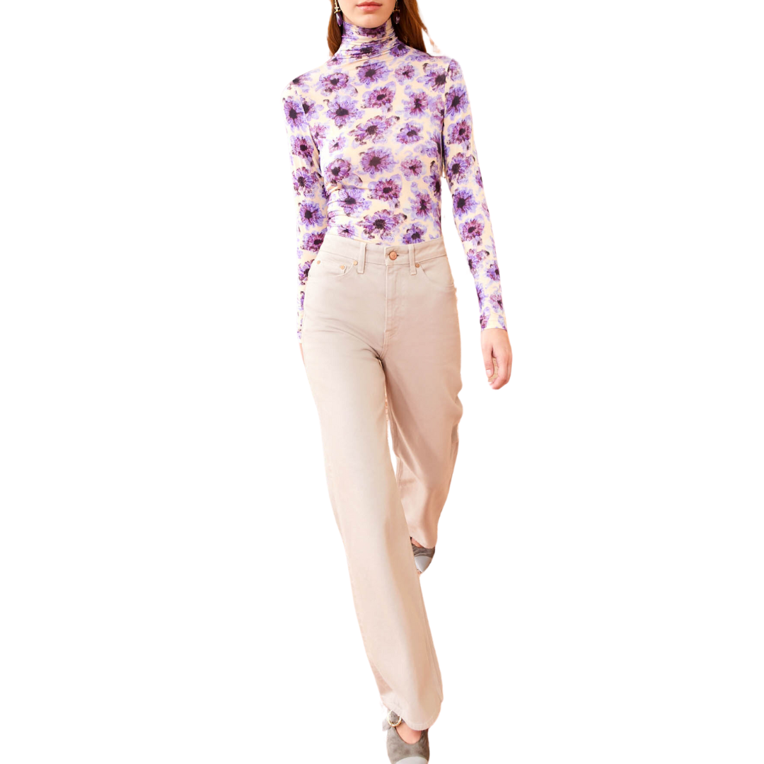 Aurelia Turtleneck in Wisteria