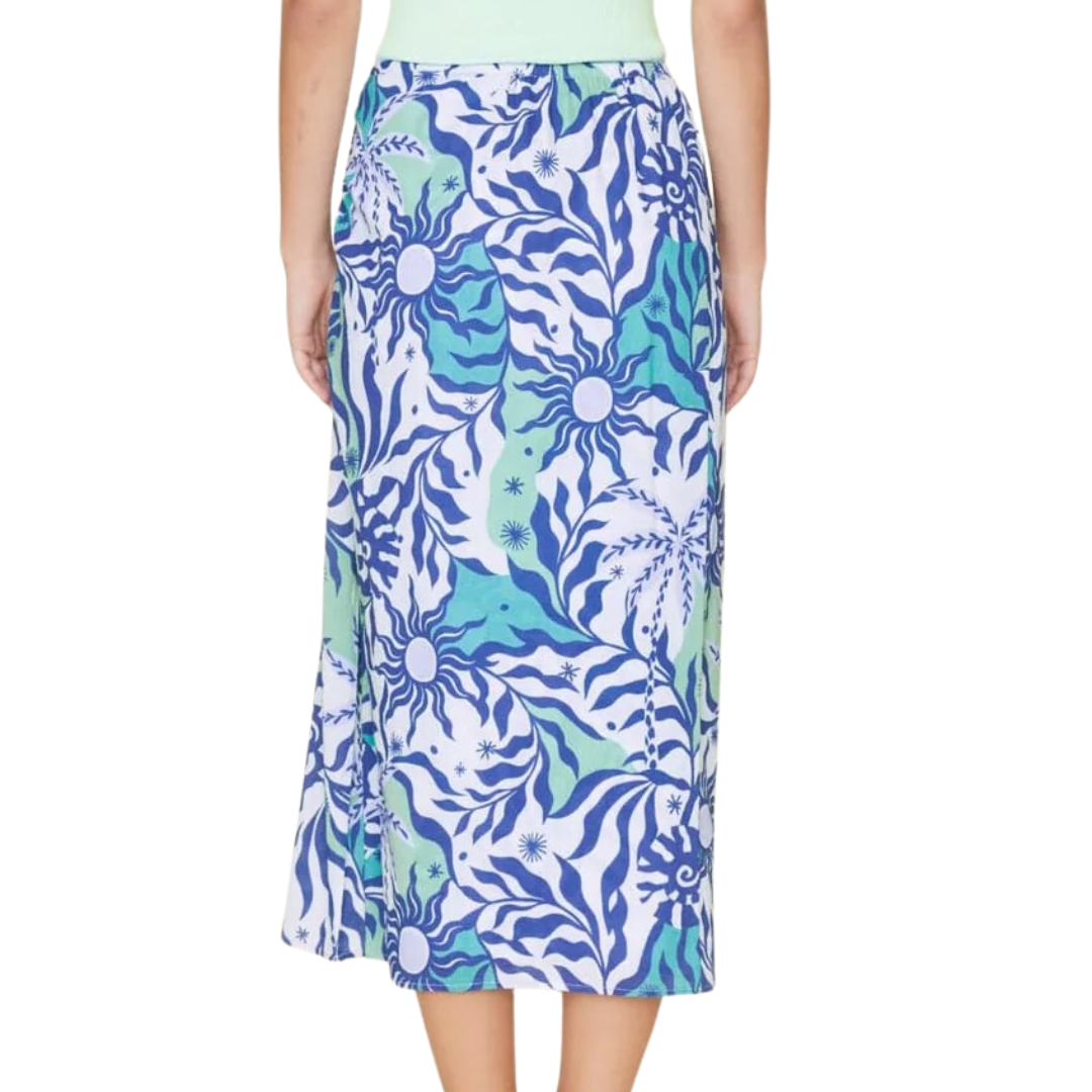 Celia Skirt in Stellar Blue