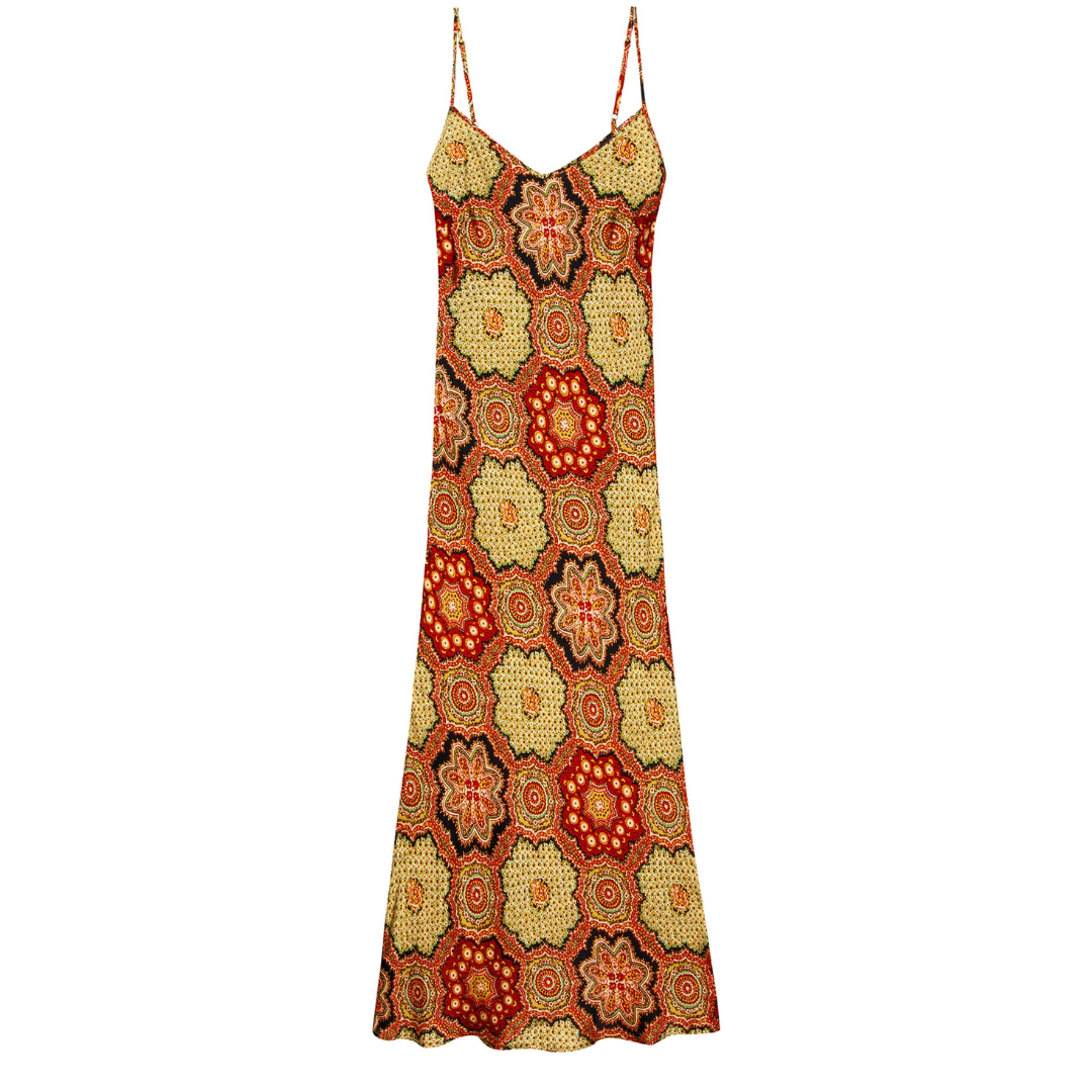 The Savannah Dress in Patchwork Print