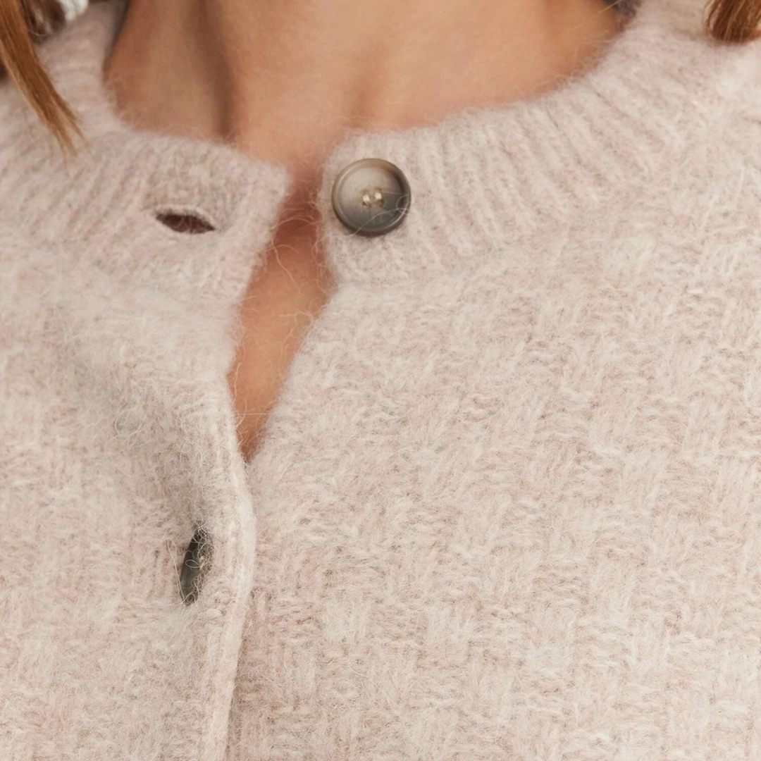 Chantal Cardigan in Almond