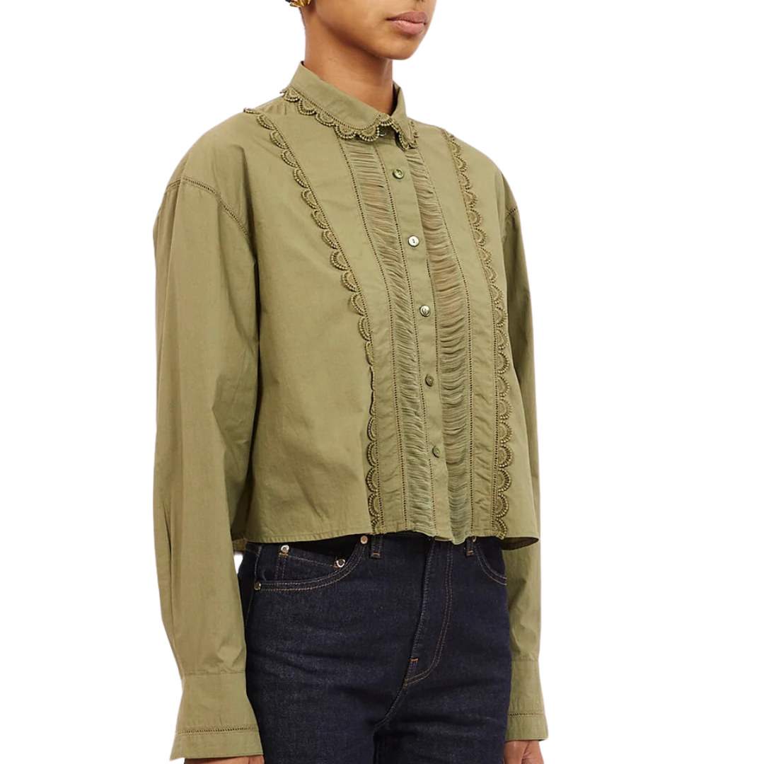 Samira Blouse in Lichen