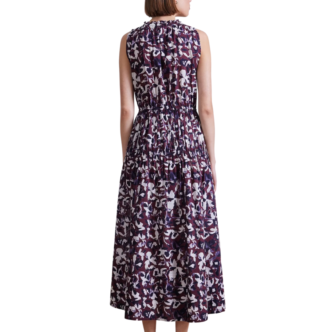 Arte Tank Dress in Aqua Di Fiore Fig