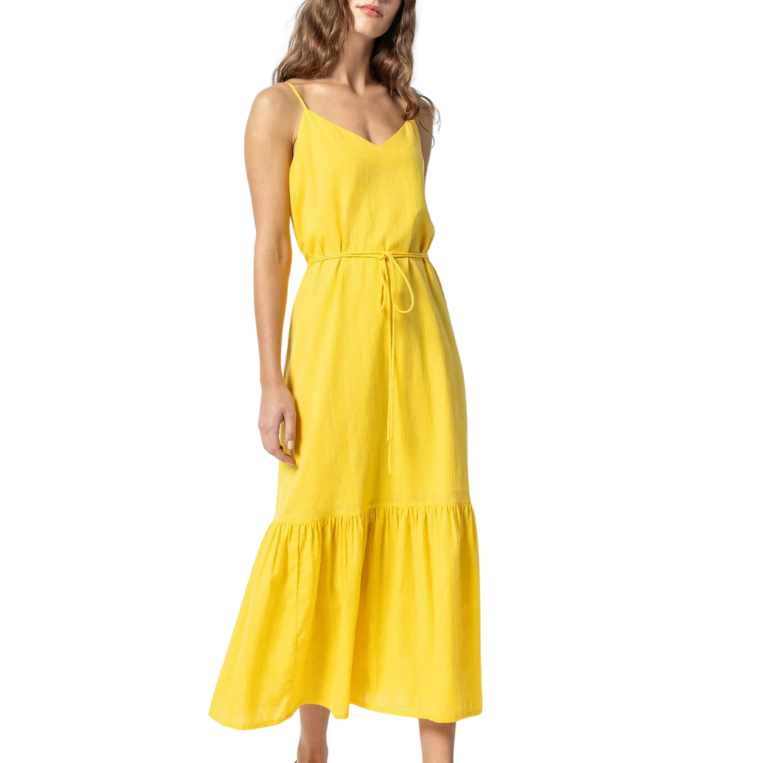 Lilla P Cami Maxi Dress in Saffron