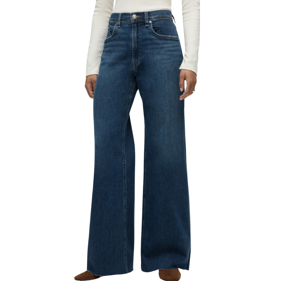 Jodie Loose Fit Wide Leg w/ Flap Jean