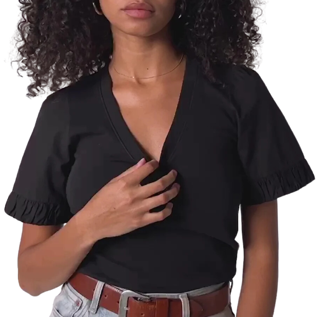 Sedona Tee in Jet Black
