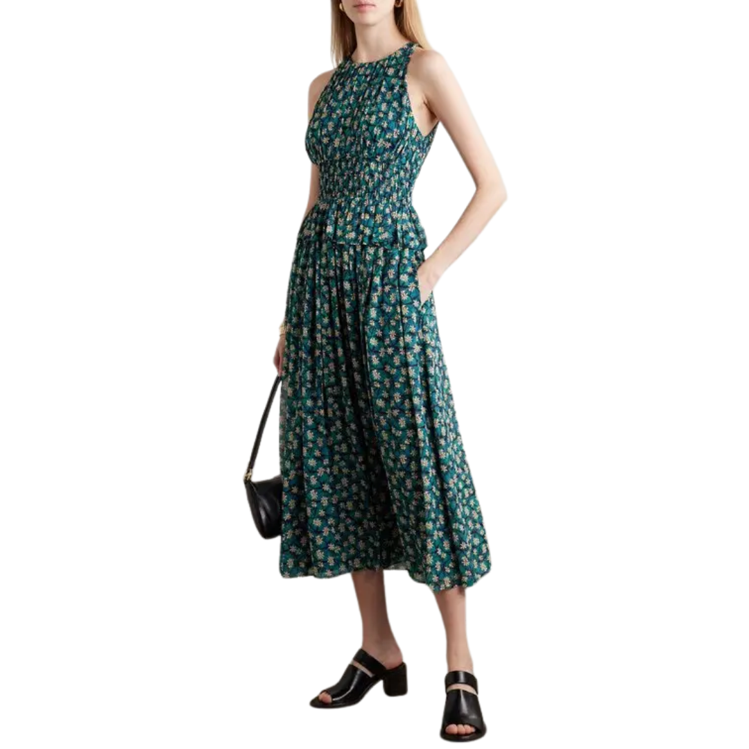 Adeline Dress in Clematis