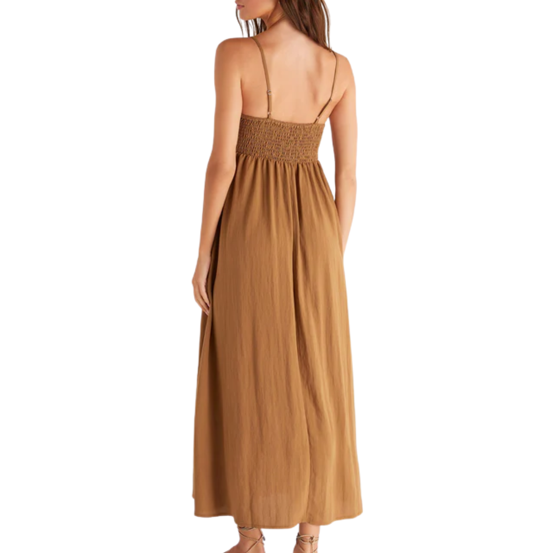 Beachside Midi Dress in Otter