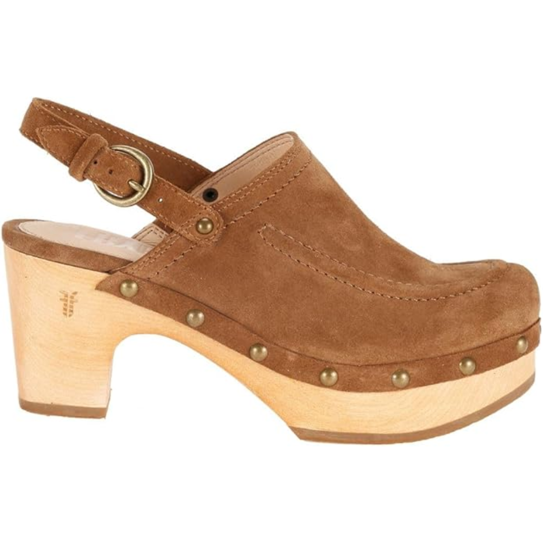 Jessica Slingback Clog in Walnut