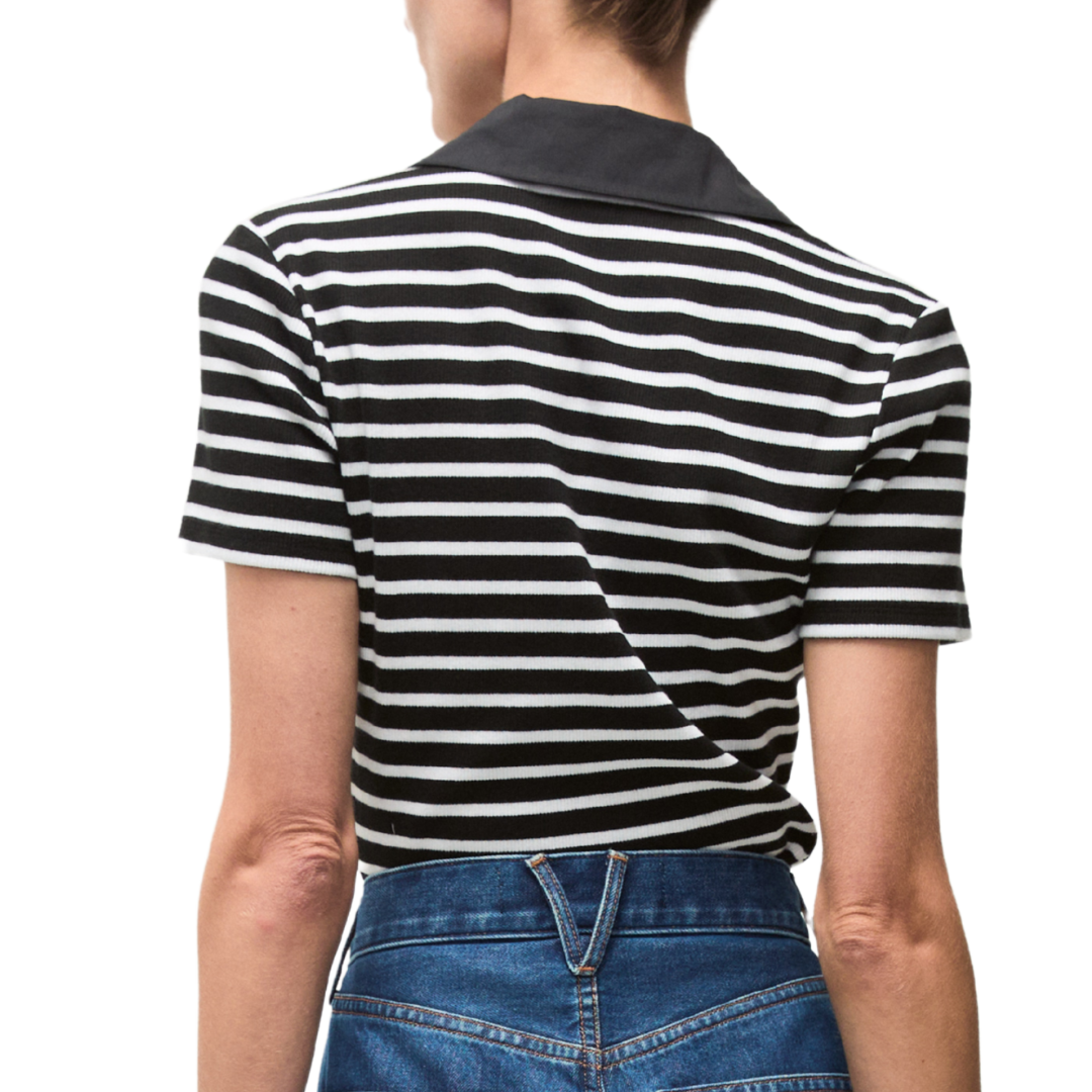 Kearney Tee in White/Black