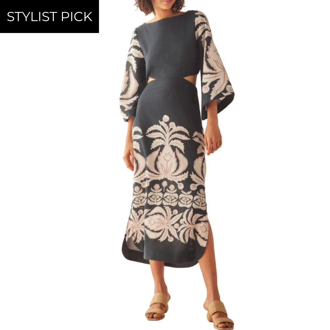 Peyton Midi in Nikita Oyster