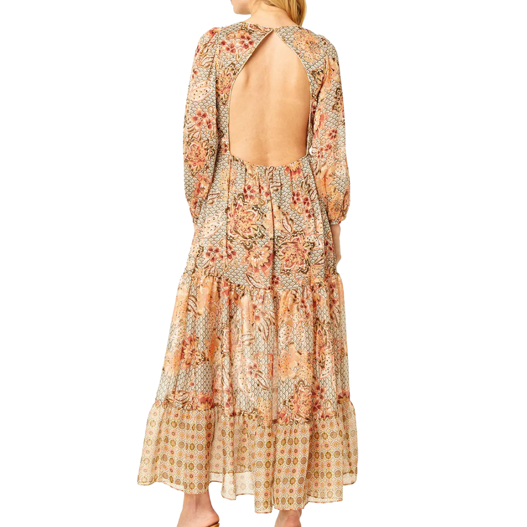 Anahita Dress in Flora Tile Mix