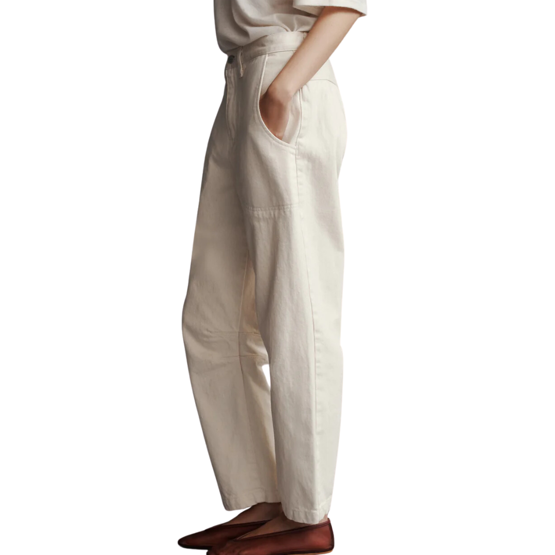 Jetties Beach Pant in Natural Denim